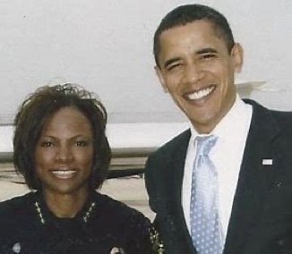 Obama and Orlando Police Chief Val Demings