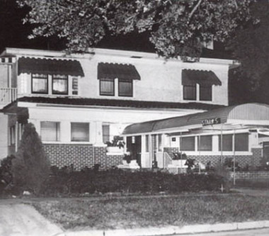 Circa 1940. Starks Funeral Home, 414 N. Westmoreland Dr. This black-owned family business operated for over 70 years. Starks provided funeral arrangements and ambulatory services. A 16-foot clock lite up at night served as a point of reference and landmark for the Callahan community. Starks Funeral Home