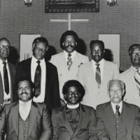 Circa 1970. Hurst Chapel A.M.E. Men of the Church.
