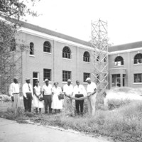 Circa 1962. Spiritual Team surveying the building and progress of the new church.
Source: Mt. Zion Missionary Baptist Institutional Church.