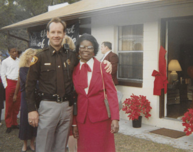 Circa 1996. The first Orlando Habitat House built in Callahan. “The house was built in partnership with God’s people in need.”