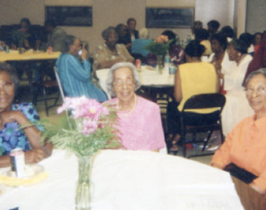 Circa: 2000. Seniors on the Move Banquet, recognizing Senior Adults commitment to the Callahan neighborhood. These long-time residents represent “THE BEST OF CALLAHAN” Seniors On The Move Banquet